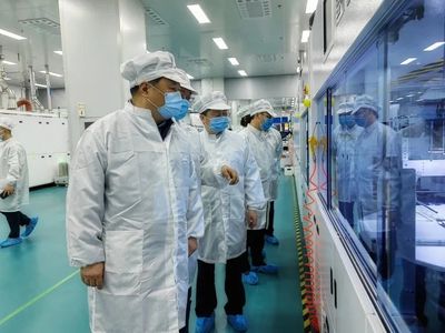 市国资委党委副书记、副主任赵民一行人考察调研日托光伏